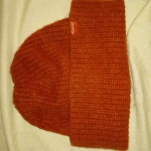 Madewell orange beanie